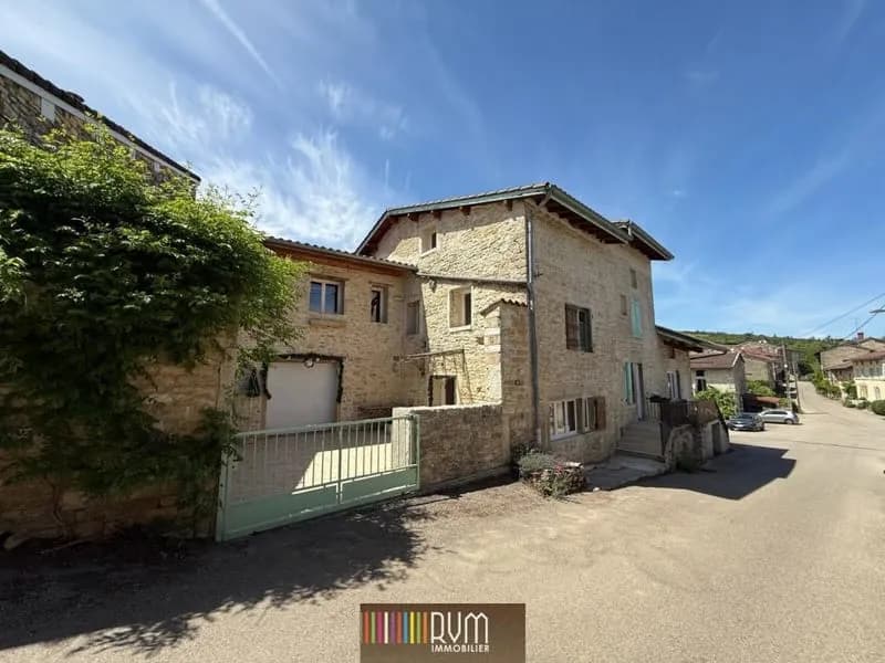 Grand triplex de caractère (169 m²) avec cour + 2 appartements loués pour autofinancement ! - Photo 1