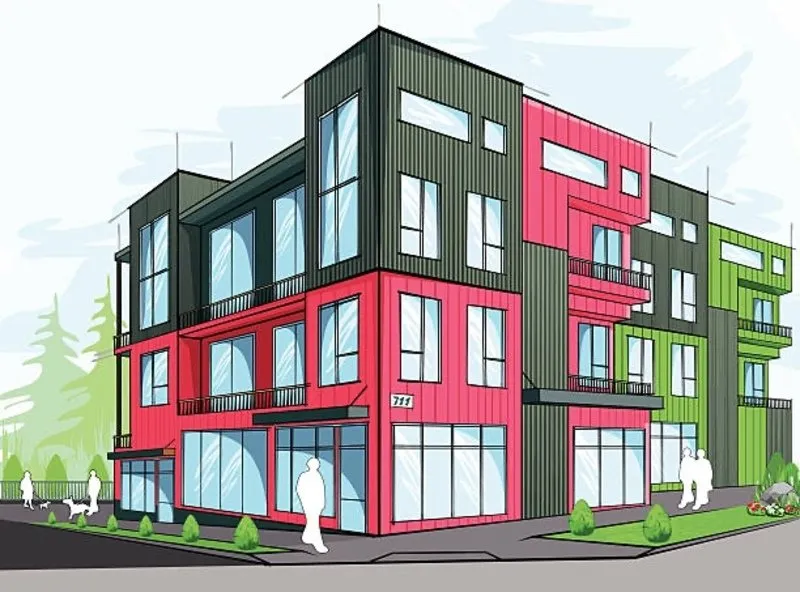 BÂTIMENT DE 420 M2, BUREAUX, 2 GARAGES DE 60 ET 80 M2, CRÉATION PLUSIEURS HABITATIONS, COUR, STATIONNEMENT - Photo 1