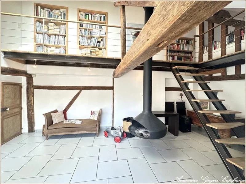 Immeuble à vendre COURVILLE SUR EURE (28) habitation+local commercial loué - Photo 1