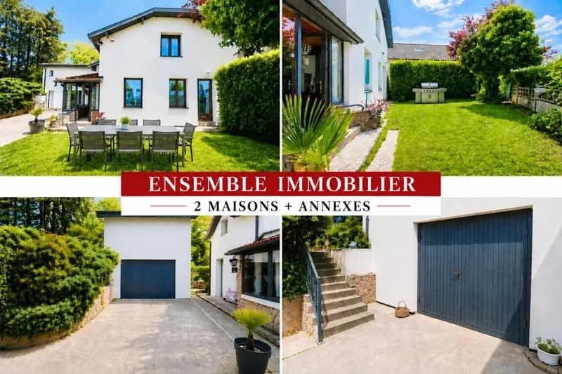 Ensemble immobilier, deux maisons indépendantes sur terrain paysager de 1302 m² - Photo 1