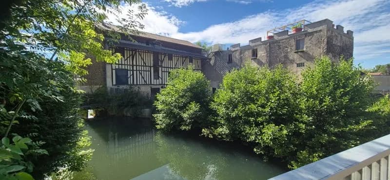 Superbe Ensemble Immobilier de 240 m² Style Champenois à Réhabiliter avec ses Greniers, Dépendances et 1 Logement Résidentiel de 210 m² Entièrement Rénover avec sa Cour avant sécurisée, son Toit Terrasse de 210 m² aménagé et décoré et son Terrain clos, ar - Photo 1