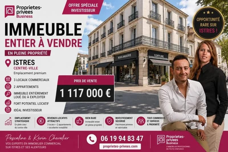 Immeuble de rapport locatif en centre ville d'Istres - Photo 1