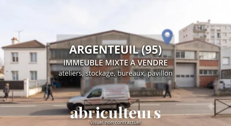 ENSEMBLE IMMOBILIER MIXTE DE 1 735 M² UTILES EN VENTE À ARGENTEUIL (95100) - Photo 1