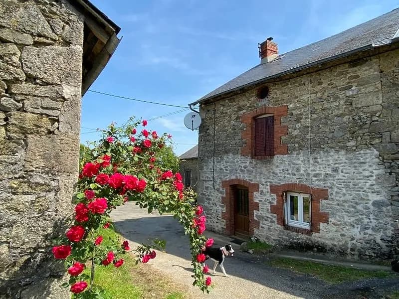 Ensemble immobilier en pierre comprenant plusieurs dépendances - Photo 1
