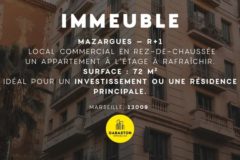 MAZARGUES - IMMEUBLE RENTABLE 8 à 10 % - IDÉAL INVESTISSEUR OU RP - Photo 1