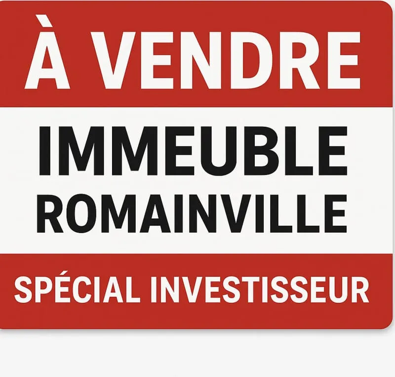 ROMAINVILLE IDEAL INVESTISSEUR : IMMEUBLE DE RAPPORT 3 LOTS (104m²) - A 10 MINUTES A PIED DU METRO L.11 - LIBRE DE TOUTE OCCUPATION - Photo 1