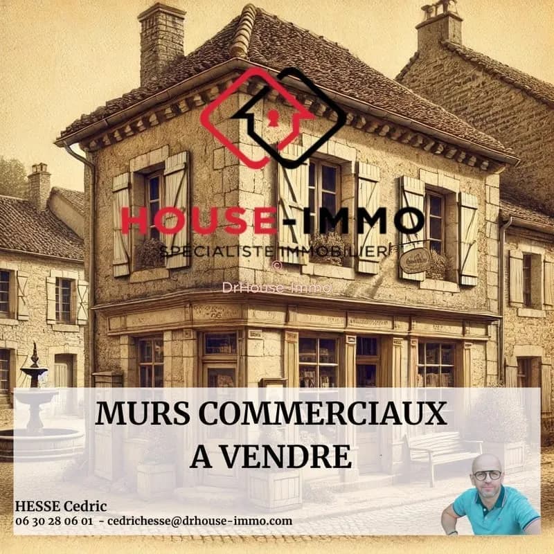 Mur Commercial avec Logement - Les Landes Genusson - Photo 1