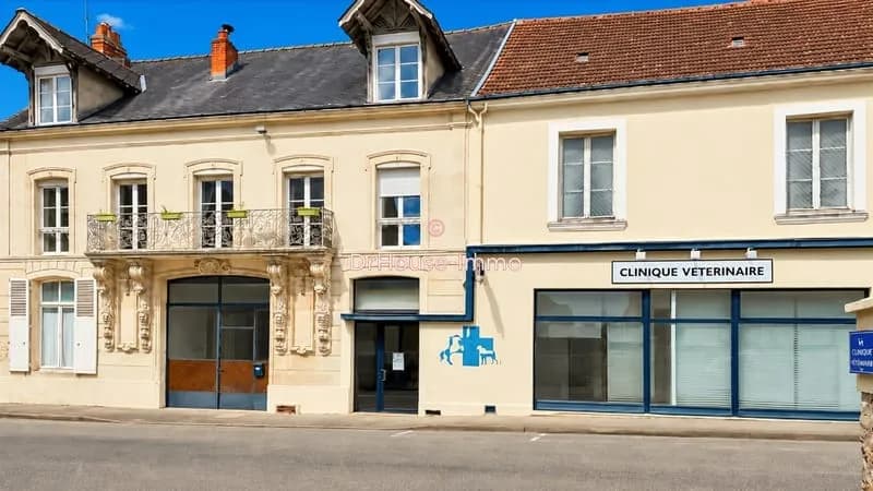 Mamers Centre-ville - Ensemble immobilier de plus de 448 m² (Habitables et Professionnel) avec garage et cour intérieure - Photo 1