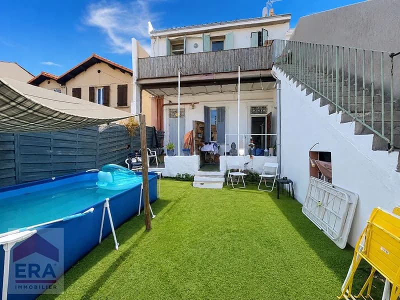 A VENDRE MARSEILLE 13014 BON SECOURS MAISON IMMEUBLE JARDIN STUDIO CAVE LOCATAIRES INVESTISSEURS - Photo 1