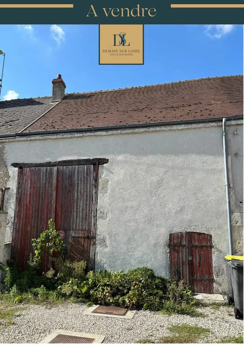 Grange à rénover avec terrasse, jardinet, cave et stationnements - Photo 1