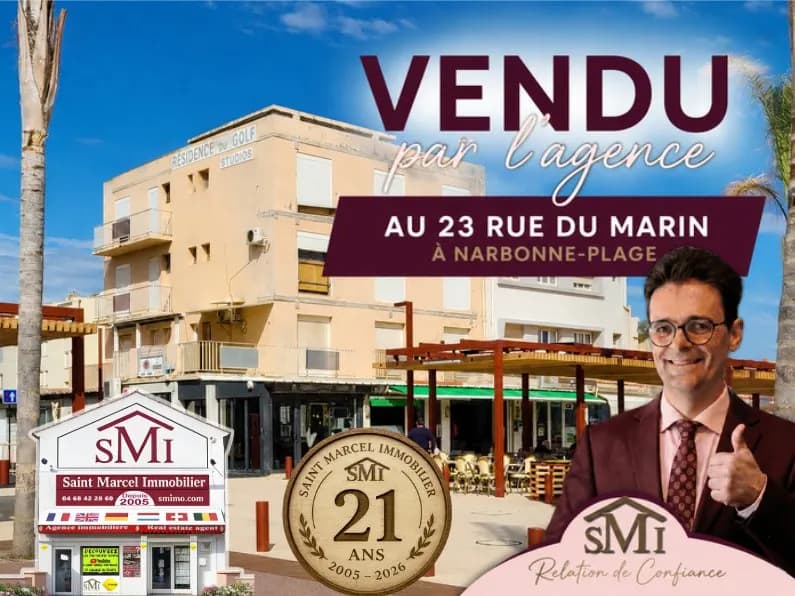 RARE, ensemble immobilier à NARBONNE PLAGE proche MER - Photo 1