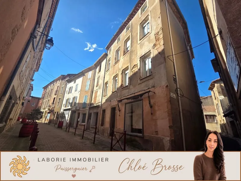 A VENDRE - ST CHINIAN - IMMEUBLE DE RAPPORT COMPOSE DE 3 LOT - Photo 1
