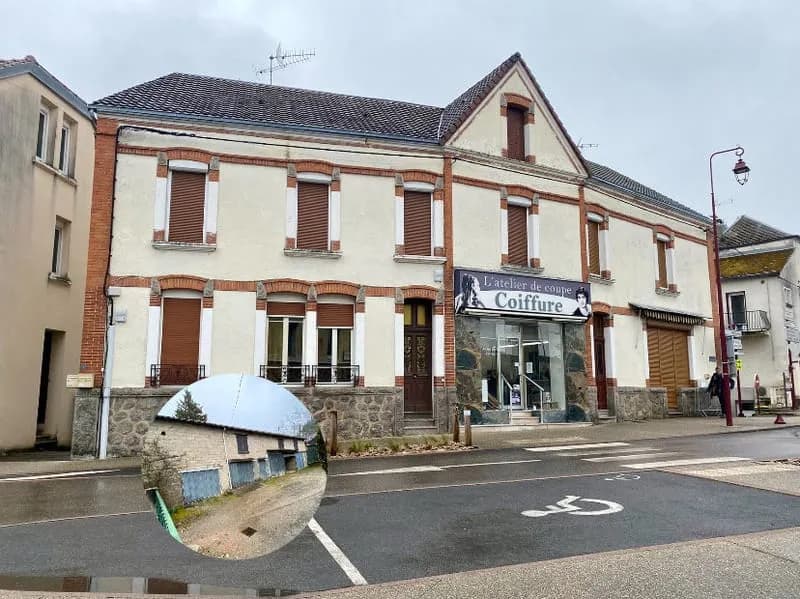 Immeuble de 2 appartements + local commercial + annexes ave - Photo 1