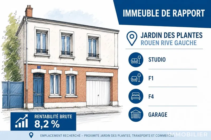 Immeuble de rapport 107 m² - Photo 1