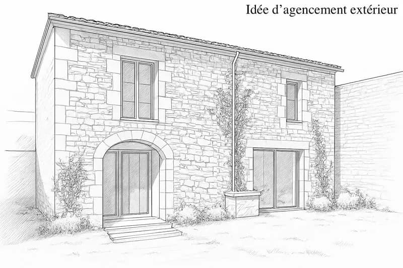 Ensemble de deux granges 170 m2 Soyaux - Photo 1