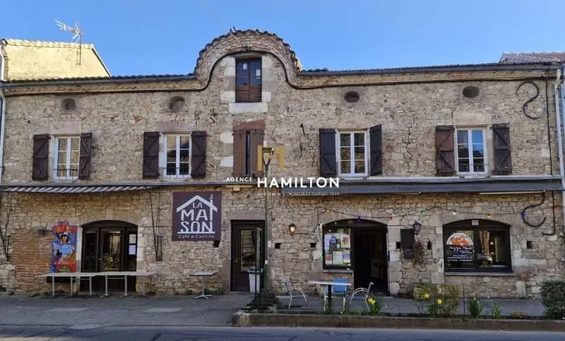 ENSEMBLE IMMOBILIER A FORT POTENTIEL AU PIED DE LA CELEBRE CITE DE CORDES-SUR-CIEL - Photo 1