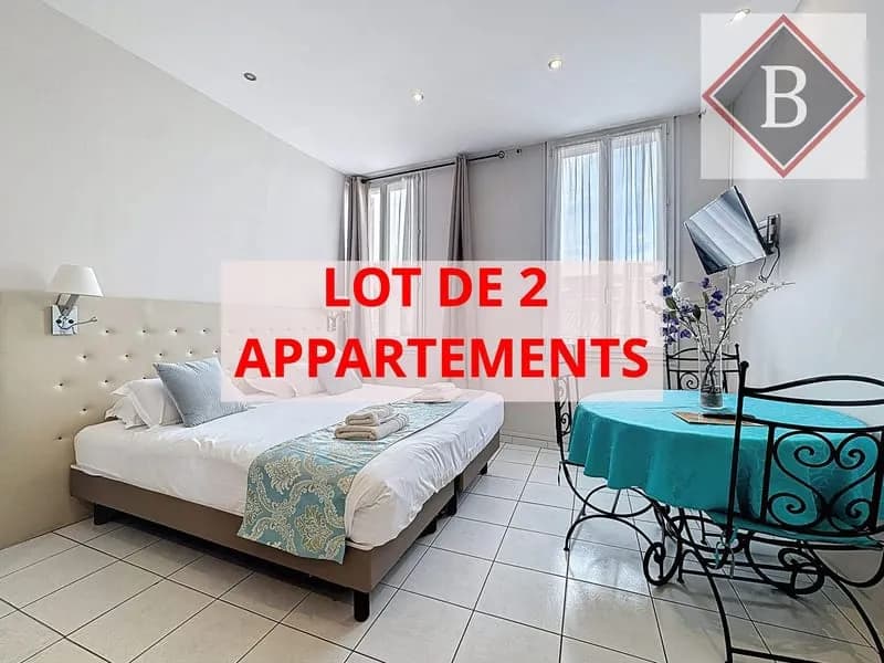 LOT DE 2 APPARTEMENTS!! À 1 MIN DU PALAIS DES FESTIVALS!! - Photo 1