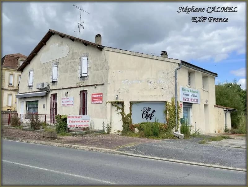 Immeuble de 194 m² avec local commercial + logement - Axe tr? - Photo 1