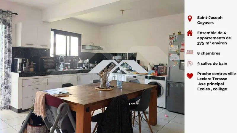 Ensemble immobilier 4 appartements Saint Joseph - Photo 1