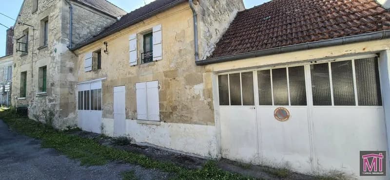 Ensemble immobilier avec 2 maisons et garages - Photo 1