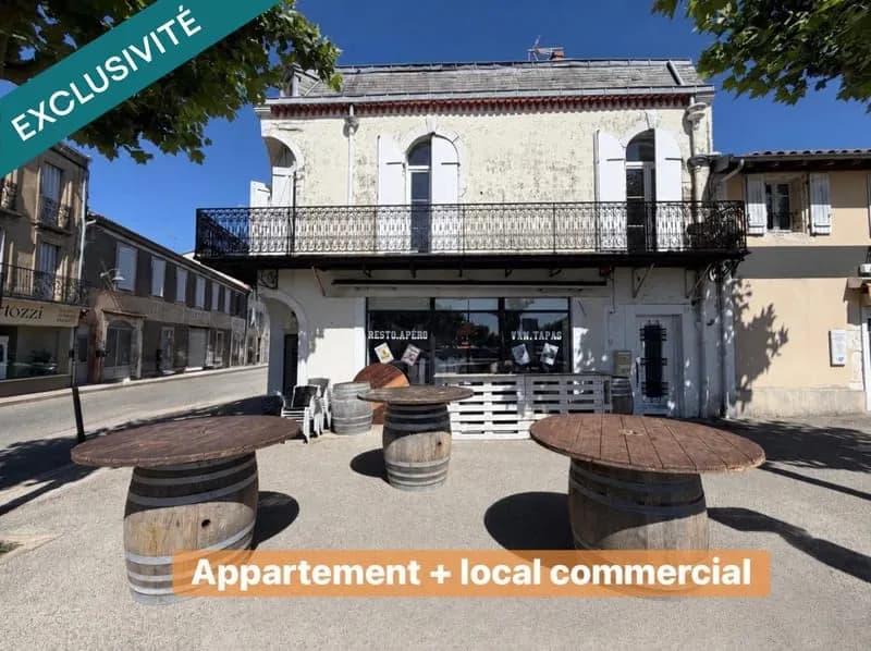 IMMEUBLE AVEC LOCAL COMMERCIAL ET APPARTEMENT - Photo 1
