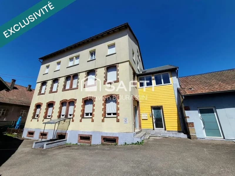 Sainte-Marie-aux-Mines Immeuble - Investissement - 4 appartements loués - Rentabilité brute environ 7% - Photo 1