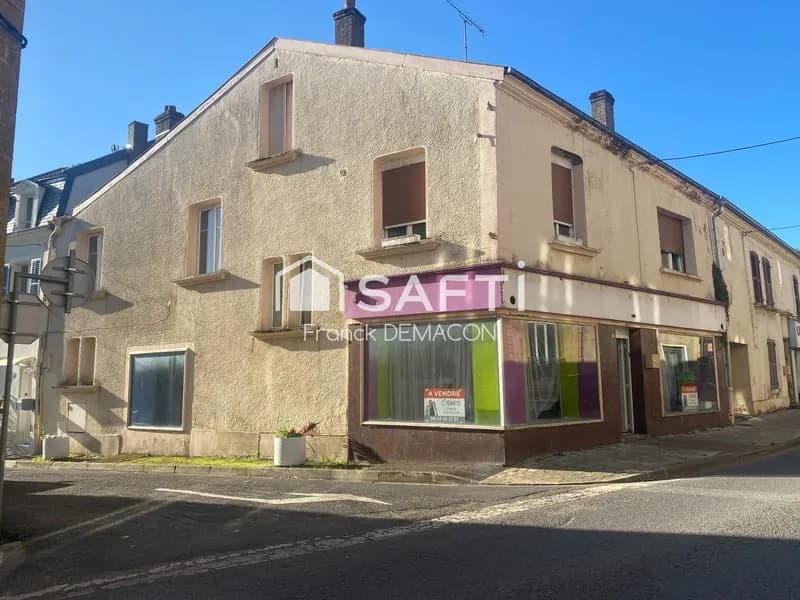 Immeuble de rapport avec local commercial et appartement - Centre-ville de Montmédy - Photo 1