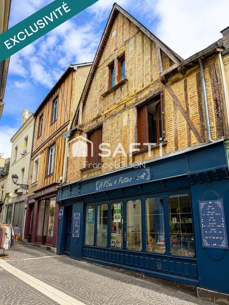CHINON CENTRE HISTORIQUE - IMMEUBLE DE RAPPORT DE CARACTÈRE - 5 LOTS LOUÉS - Photo 1