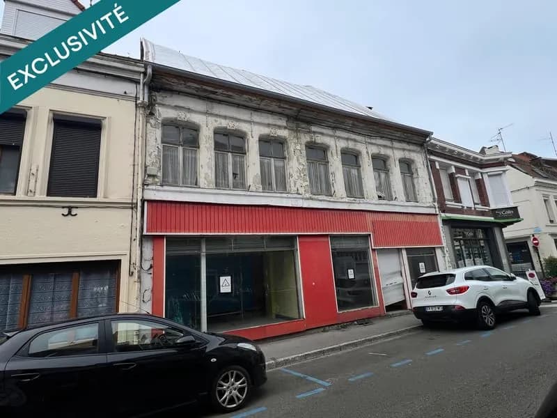 Immeuble de rapport 300 m² — Saint-Amand (59230) - Photo 1