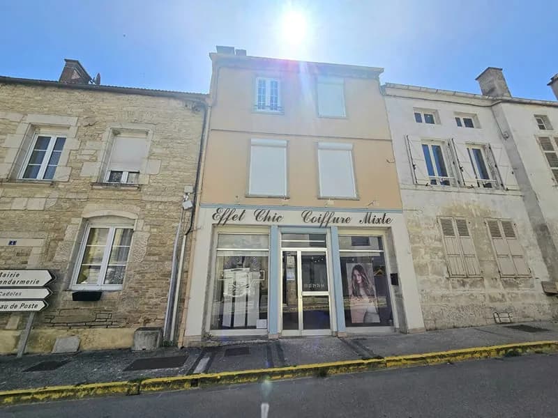 Immeuble mixte avec salon de coiffure et duplex ? Fonds de commerce inclus ? Les Riceys - Photo 1