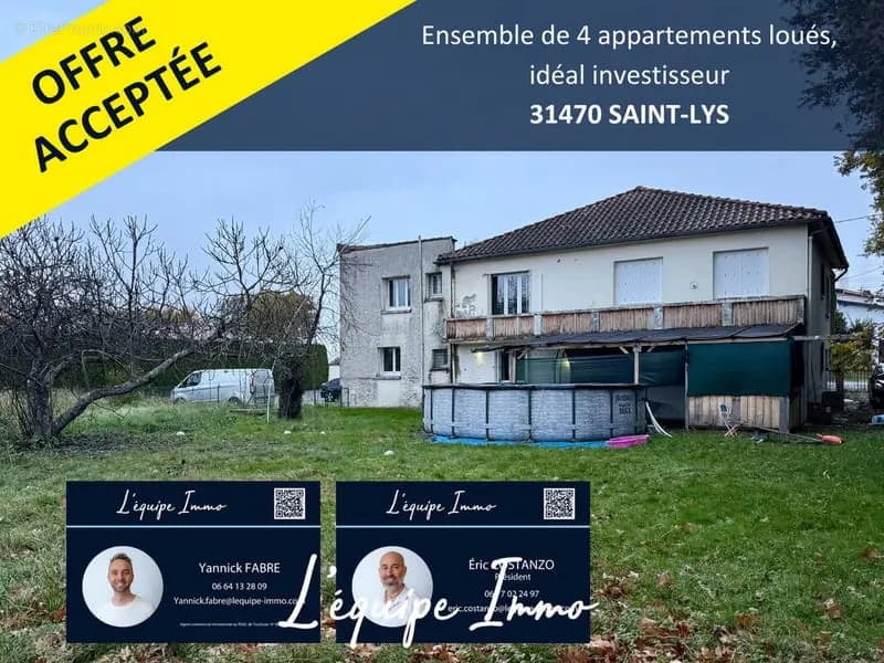 Immeuble de rapport loué rentabilité brute 9% - Photo 1