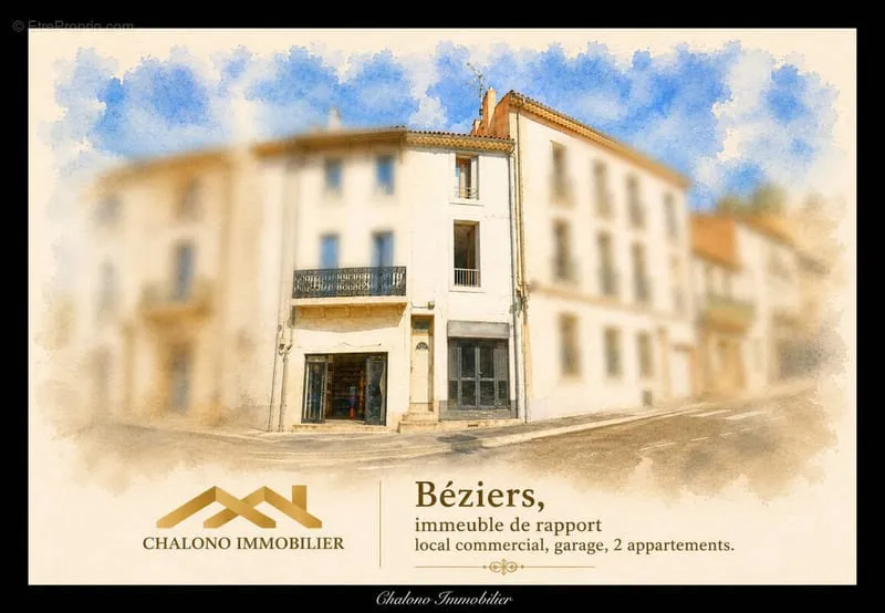 Béziers - immeuble de rapport - 2 lots loués - 7 % rendement - Photo 1