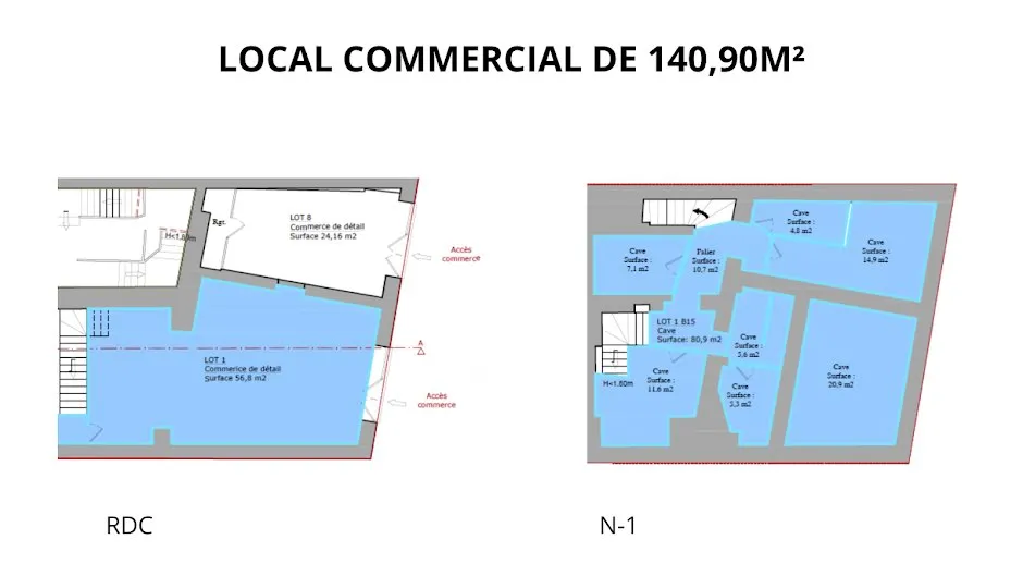 Immeuble 141 m² - Photo 1