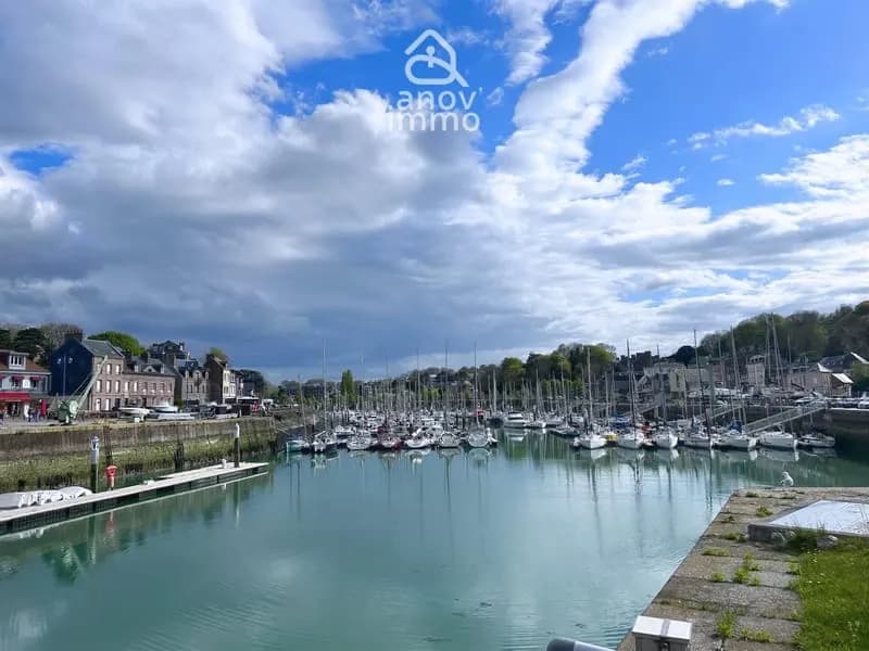 Immeuble charme. 3 appartements plus 1 duplex, Quai Saint-Valéry-en-Caux. Vue sur le port - Photo 1