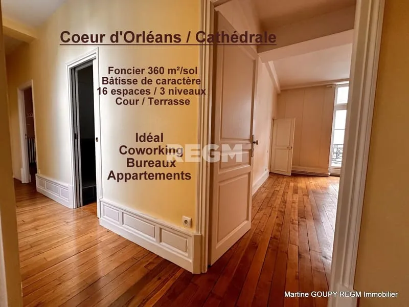 Orleans (45) Centre / Cathédrale Foncier sur 3 niveaux 360 m2 /sol - Investisseurs - Photo 1