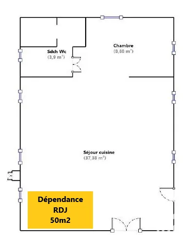 Immeuble 432 m² - Photo 1