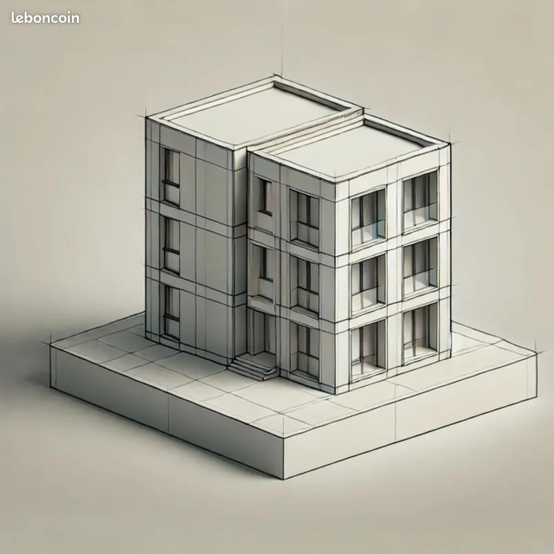 Immeuble 610 m² - Photo 1