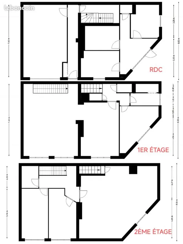 Immeuble 9 pièces 200 m² - Photo 1
