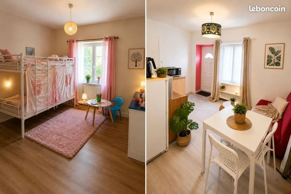 Ensemble immobilier de 3 logements meublés de plain-pied avec jardin - Photo 1