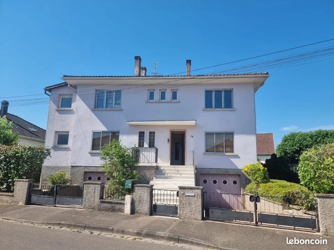 Strasbourg - Immeuble 213m² - 2 appartements -bi famille- - LIBRE - INVESTISSEMENT LOCATIF (idéal colocation/co-living-10 chambres possibles) - Photo 1