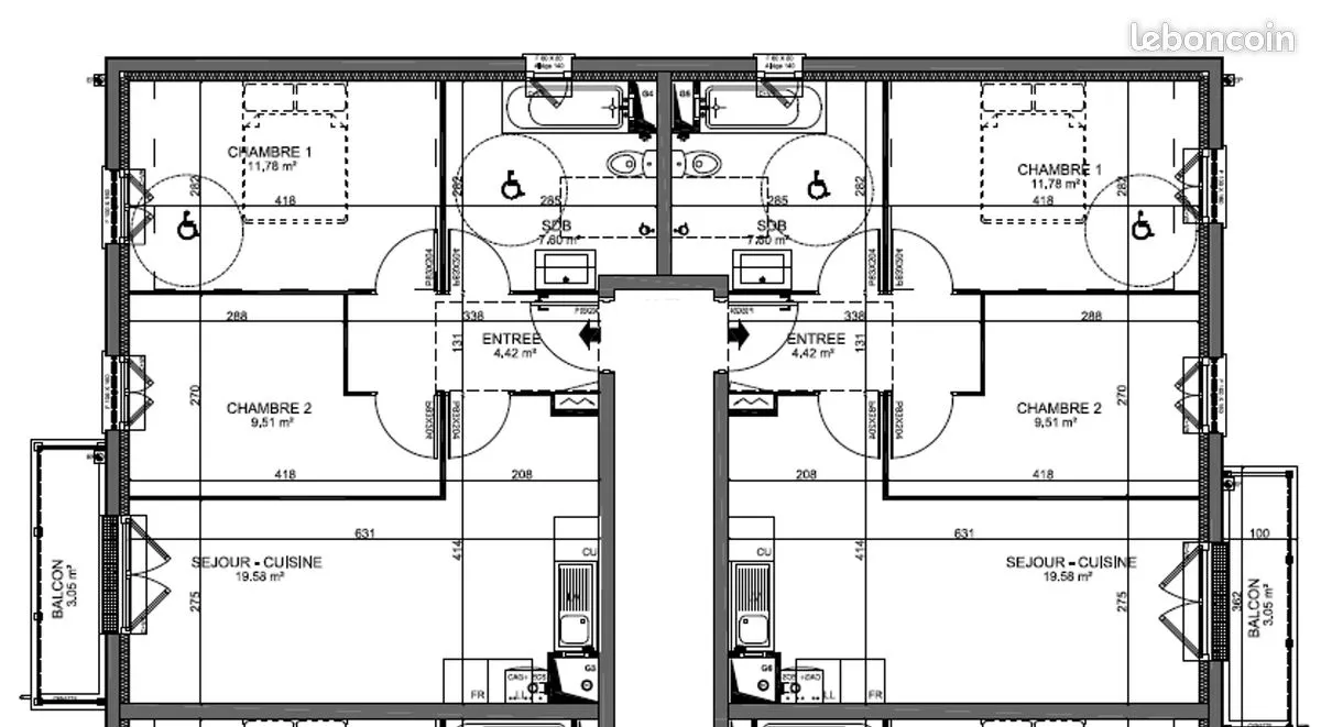 Spécial investisseur lot 2 appartements Melun gare - Photo 1