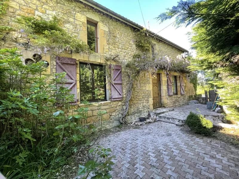 ENSEMBLE IMMOBILIER DE DEUX MAISONS EN BORD DE DORDOGNE - Photo 1