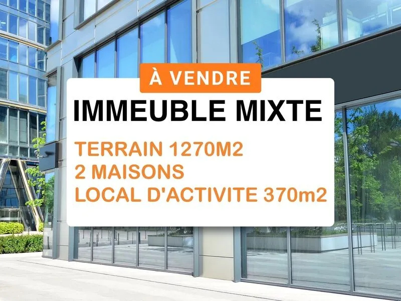 Local commercial et deux maisons sur un terrain de 1270m2 à vendre BOBIGNY (93) 2 500 000€ - Photo 1