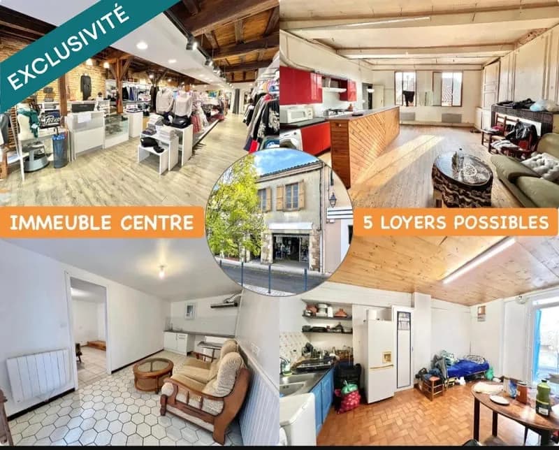 IMMEUBLE AVEC LOCAL COMMERCIAL ET 3 APPARTEMENTS - Photo 1