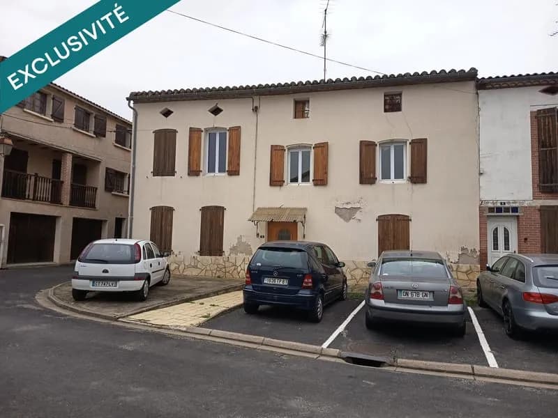 Centre Lescure, investissement, Immeuble d'environ 220m², places de parking - Photo 1