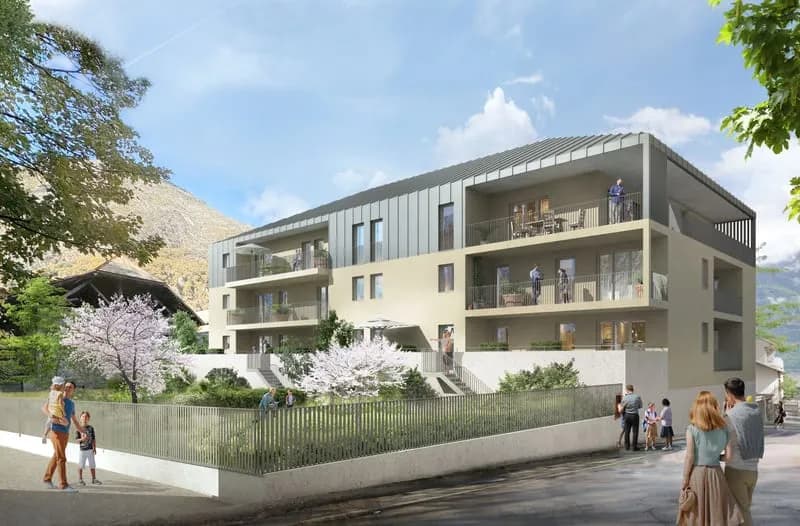 NOUVEAU ! LES JARDINS DE BABYLONE PETIT IMMEUBLE NEUF AU CALME ET A COEUR DE SAINT JEAN DE MAURIENNE - Photo 1