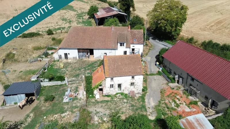 Écrin de verdure & potentiel d'exception : Ensemble immobilier de charme sur plus de 2 hectares à Lalizolle - Photo 1
