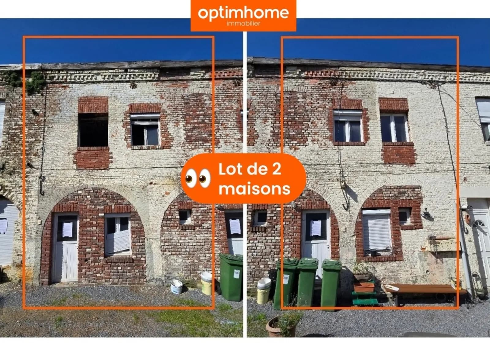 FOURMIES (59) - 🏠🏠 Vente lot de 2 maisons - 47 m² et 49 m² - Photo 1