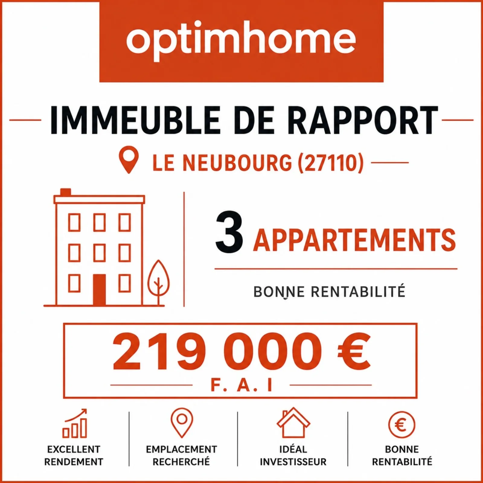 Immeuble de rapport 6 pièces 81 m² - Photo 1