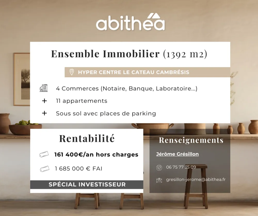 IMMEUBLE DE RAPPORT 1393m2 - Photo 1
